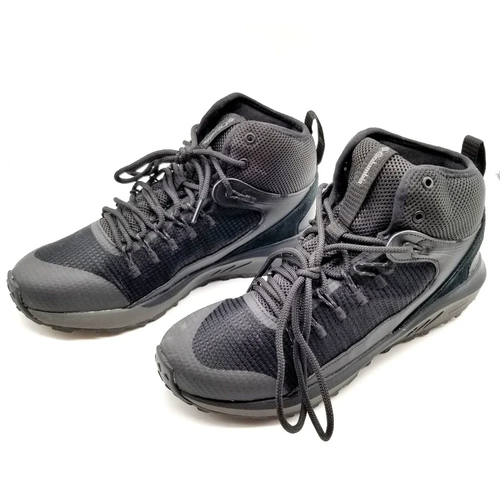 Columbia Men's‎ Trailstorm Mid Waterproof Hiking Boots Size 9.5 Black/Dark Grey